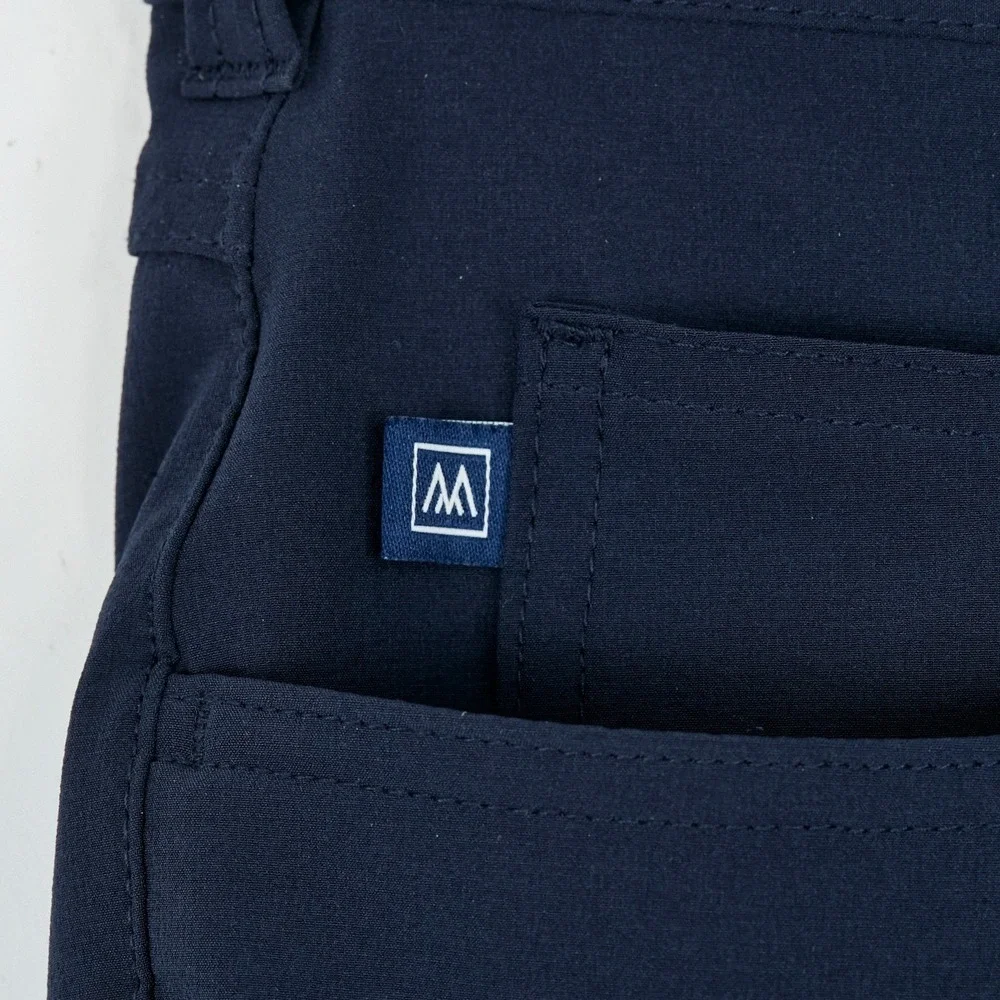 Mizzen+Main Helmsman Pants Mens 33X32 Navy Slim Fit Performance FITS 34x28.5‎
